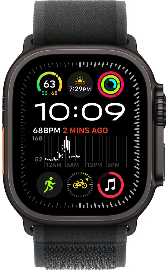Ceas inteligent Apple Watch Ultra 2 GPS + Cellular 49mm Trail Loop S/M (Black)