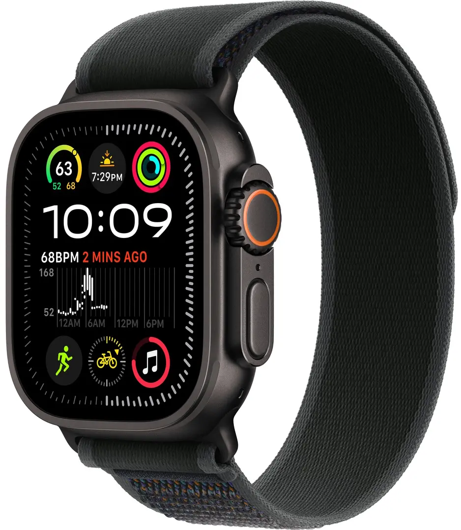 Ceas inteligent Apple Watch Ultra 2 GPS + Cellular 49mm Trail Loop S/M (Black)