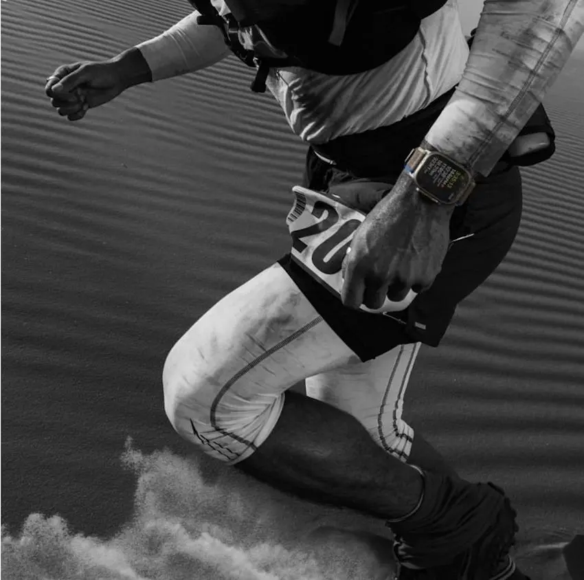 Ceas inteligent Apple Watch Ultra GPS + Cellular 49mm Trail Loop S/M (Grey/Blue)