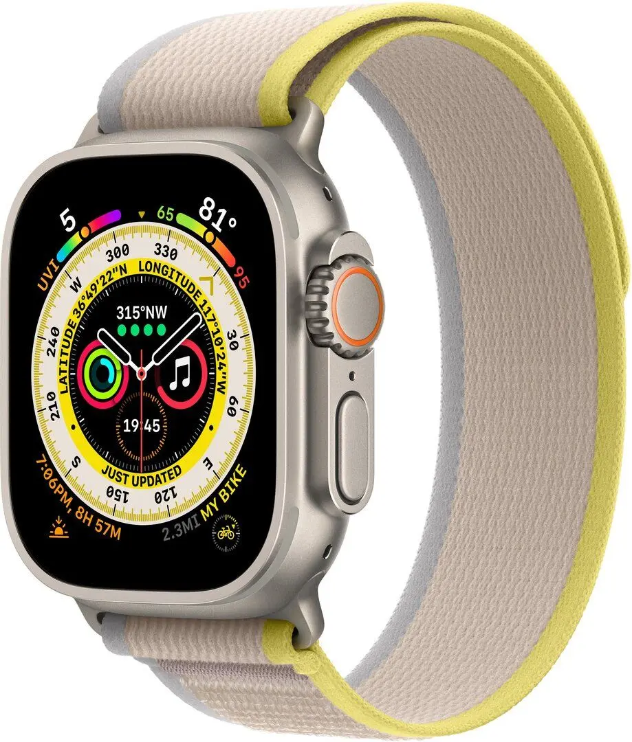 Ceas inteligent Apple Watch Ultra GPS + Cellular 49mm (Yellow/Beige)