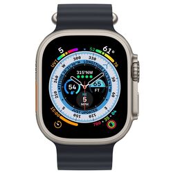 Ceas inteligent Apple Watch Ultra GPS + Cellular 49mm (Midnight Ocean) Thumb