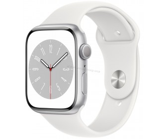 Ceas inteligent Apple Watch 8 41mm (Silver Aluminium)