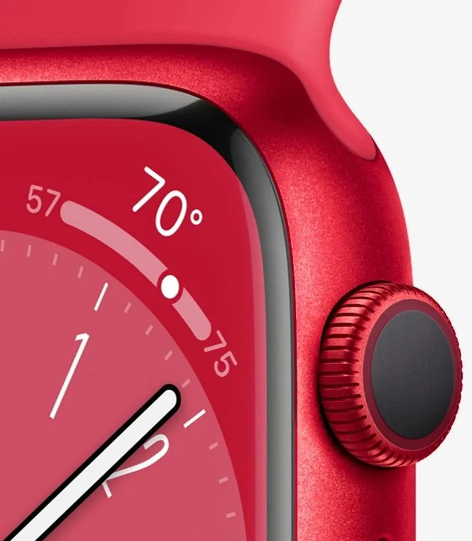 Умные часы Apple Watch Series 8 GPS 41mm Sport Band (Red)