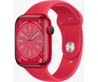 Ceas inteligent Apple Watch Series 8 GPS 41mm Sport Band (Red)