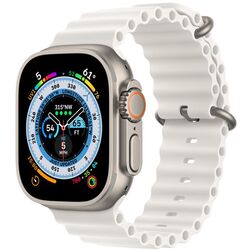 Ceas inteligent Apple Watch Ultra GPS + Cellular 49mm Ocean Band (White/Grey)