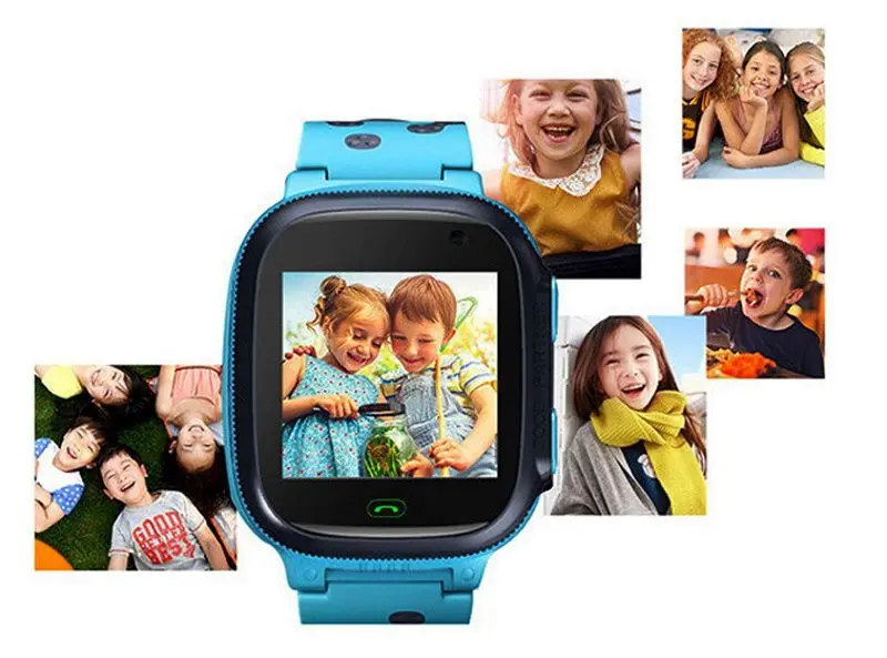 Ceas inteligent pentru copii Denmen Kids (Blue/Black)