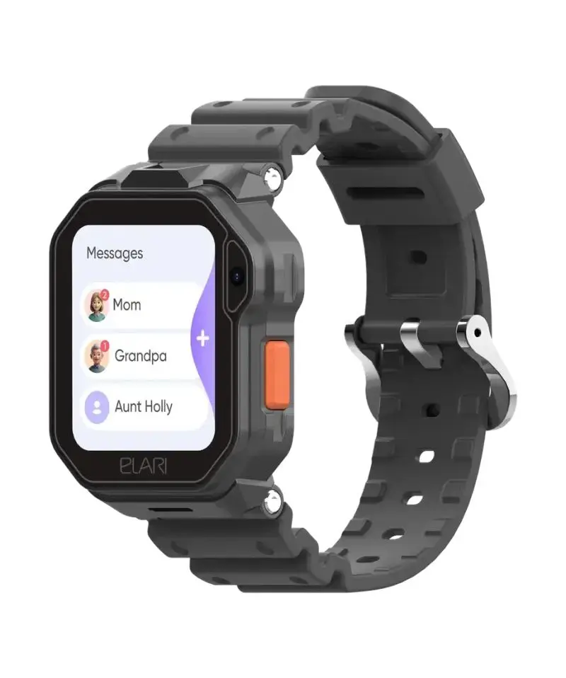Смарт-часы детские Elari KidPhone Techno 4G (Black)