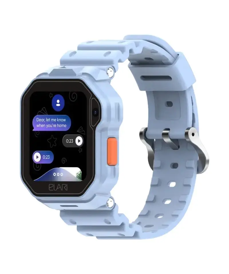 Смарт-часы детские Elari KidPhone Techno 4G (Blue)