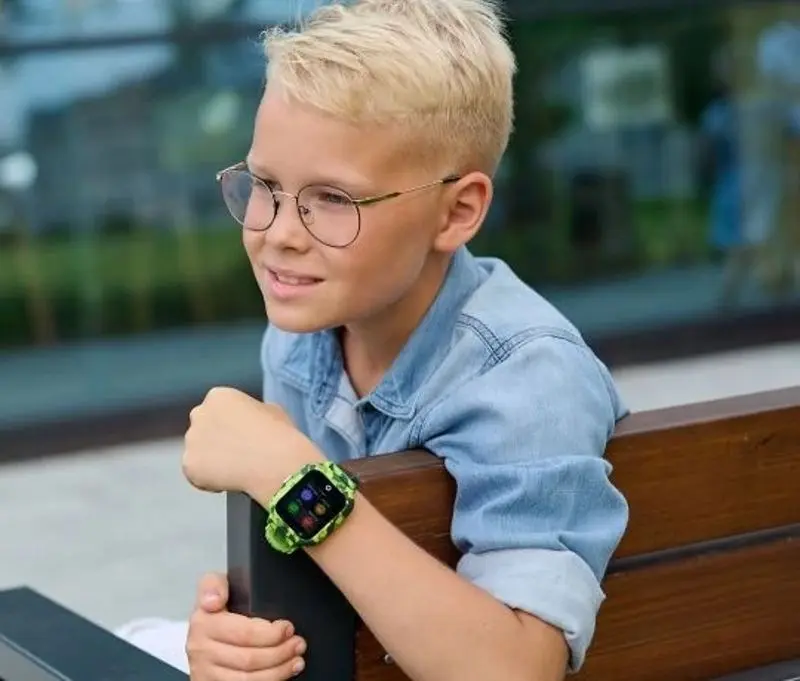 Ceas inteligent pentru copii Garett Kids Moro 4G (Green)