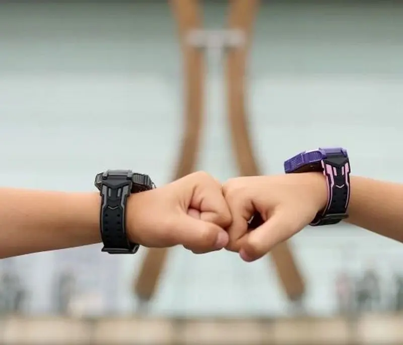 Ceas inteligent pentru copii Garett Kids Neon 4G (Black)