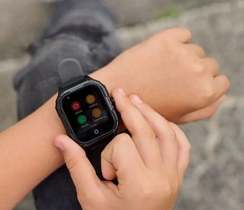 Ceas inteligent pentru copii Garett Kids Protect 4G (Black)