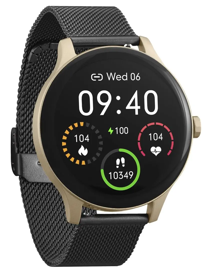 Ceas inteligent Garett Classy (Gold/Black)