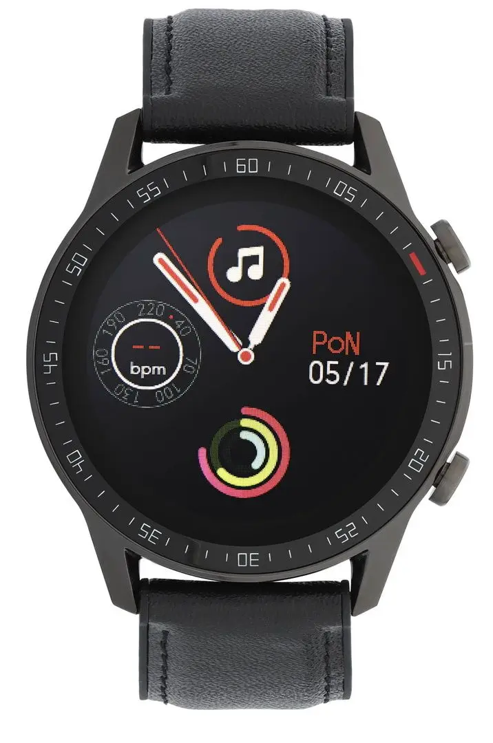 Ceas inteligent Garett Gentleman GT (Leather Black)