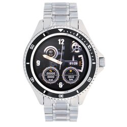 Ceas inteligent Garett Men 4S (Silver/Black)