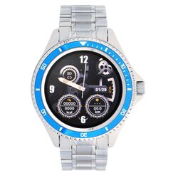 Ceas inteligent Garett Men 4S (Silver/Blue)