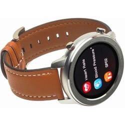 Ceas inteligent Garett Men 5S Leather (Orange)