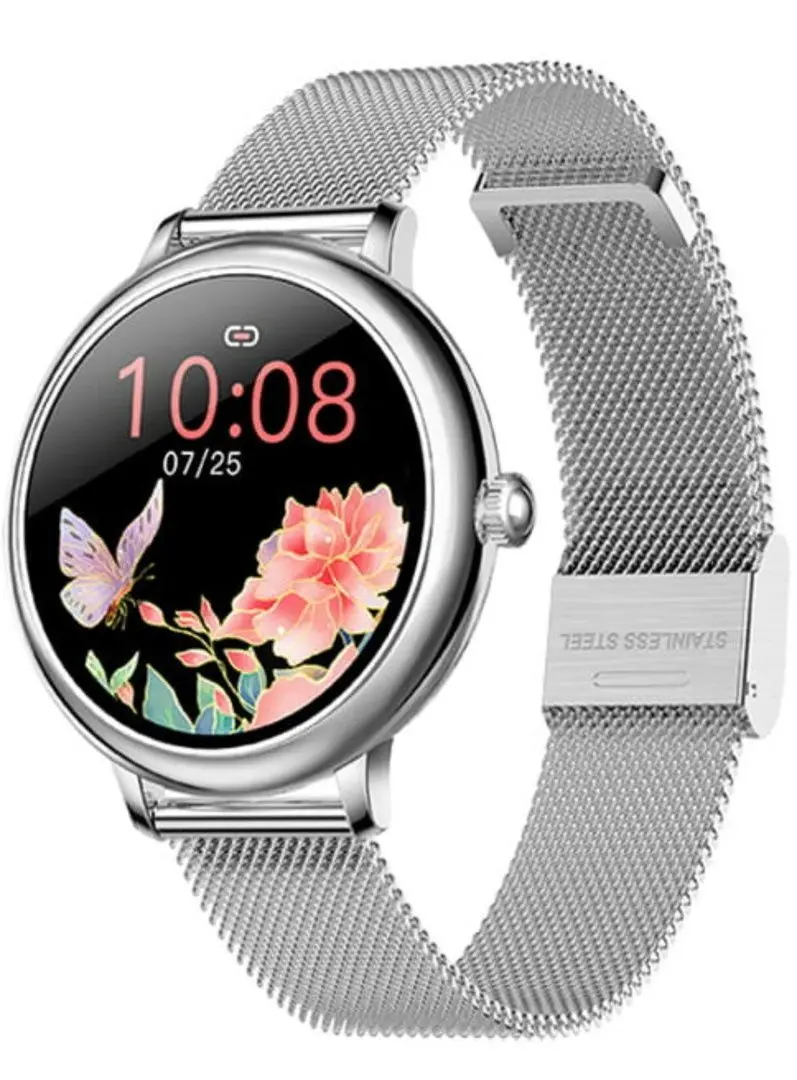 Ceas inteligent Garett Women Emma (Steel Silver)