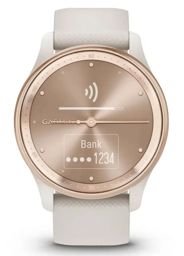 Ceas inteligent Garmin Vivomove Trend (Peach/Ivory)