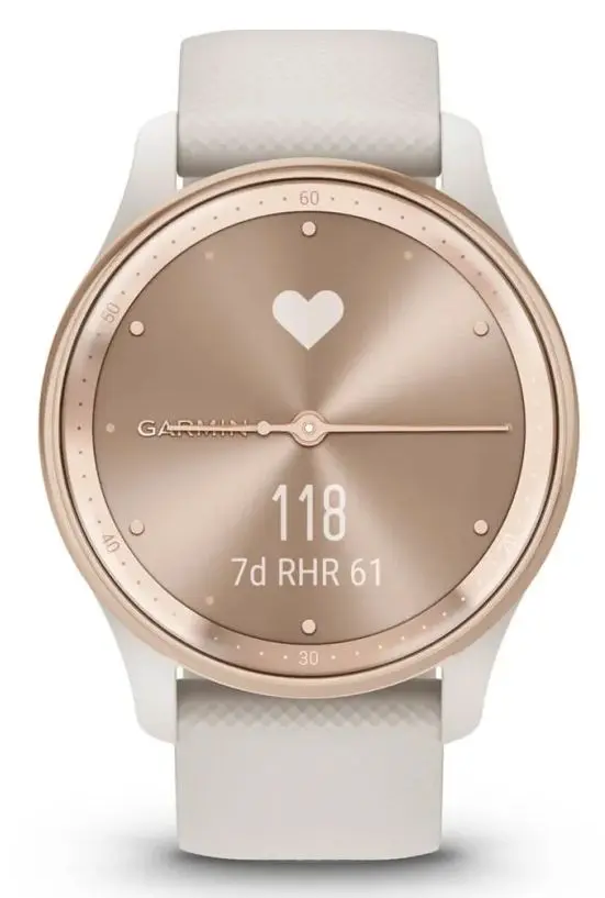 Ceas inteligent Garmin Vivomove Trend (Peach/Ivory)