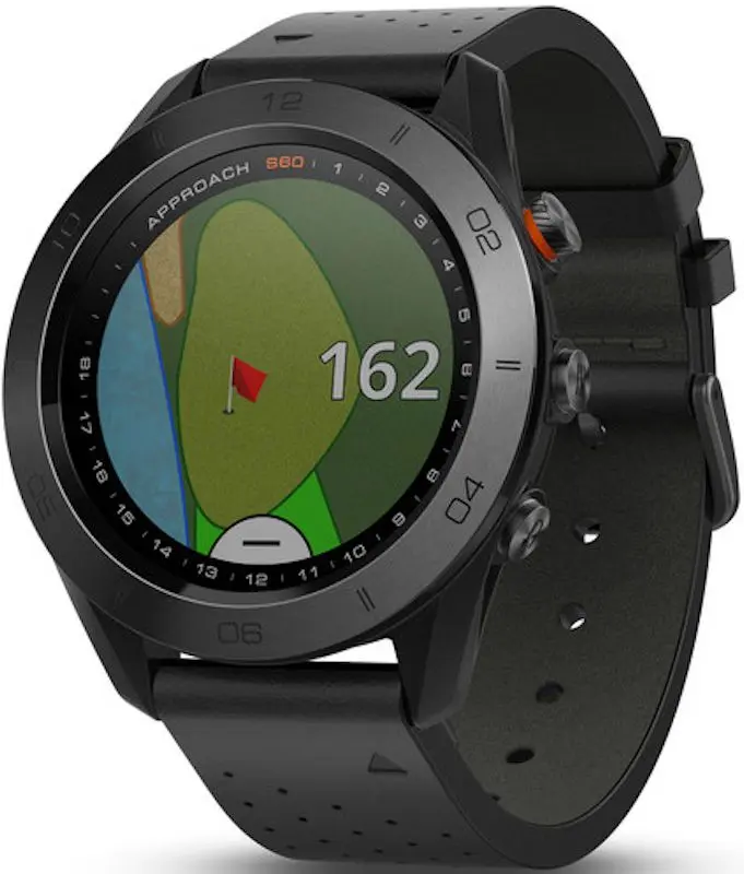 Ceas inteligent Garmin Approach S60 Premium Black (010-01702-02)