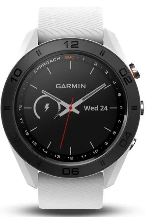 Ceas inteligent Garmin Approach S60 White (010-01702-01) - 2