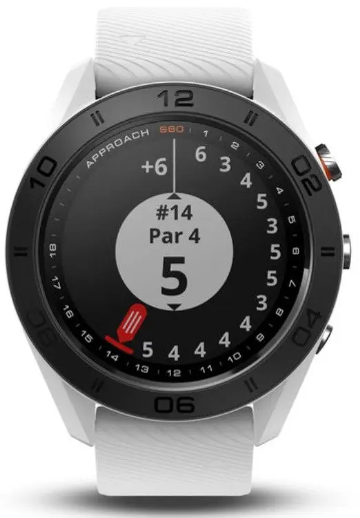 Ceas inteligent Garmin Approach S60 White (010-01702-01) - 3