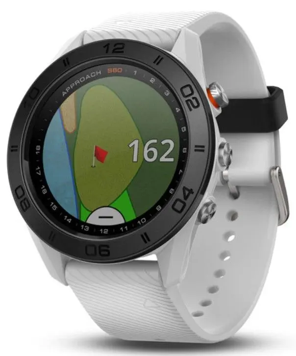 Ceas inteligent Garmin Approach S60 White (010-01702-01)