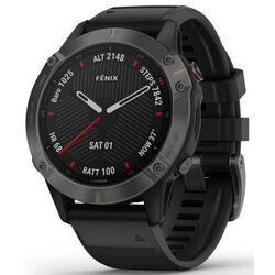 Ceas inteligent Garmin Fenix 6 Sapphire (Gray/Black)