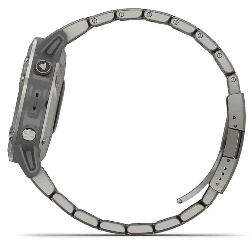 Ceas inteligent Garmin Fenix 6 Sapphire with Titanium Band (Black)