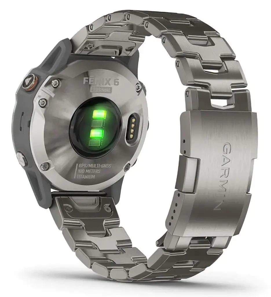 Ceas inteligent Garmin Fenix 6 Sapphire with Titanium Band (Black)