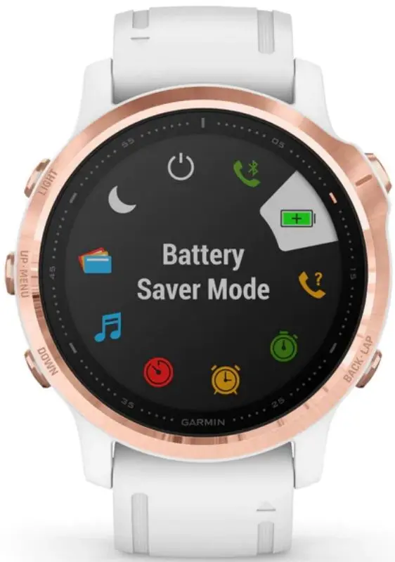 Ceas inteligent Garmin Fenix 6S Pro (Rose Gold/White)