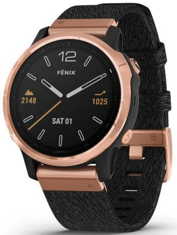 Смарт-часы Garmin Fenix 6S Sapphire with Black Nylon Band (Black)