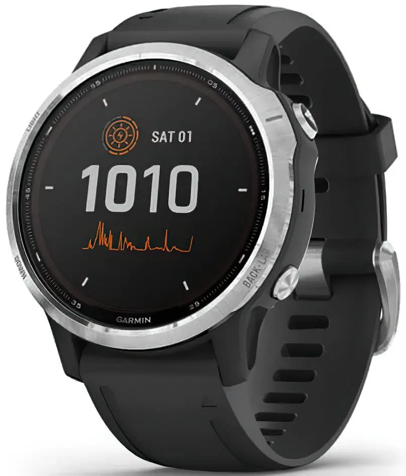 Смарт-часы Garmin Fenix 6S Solar (Silver/Black)