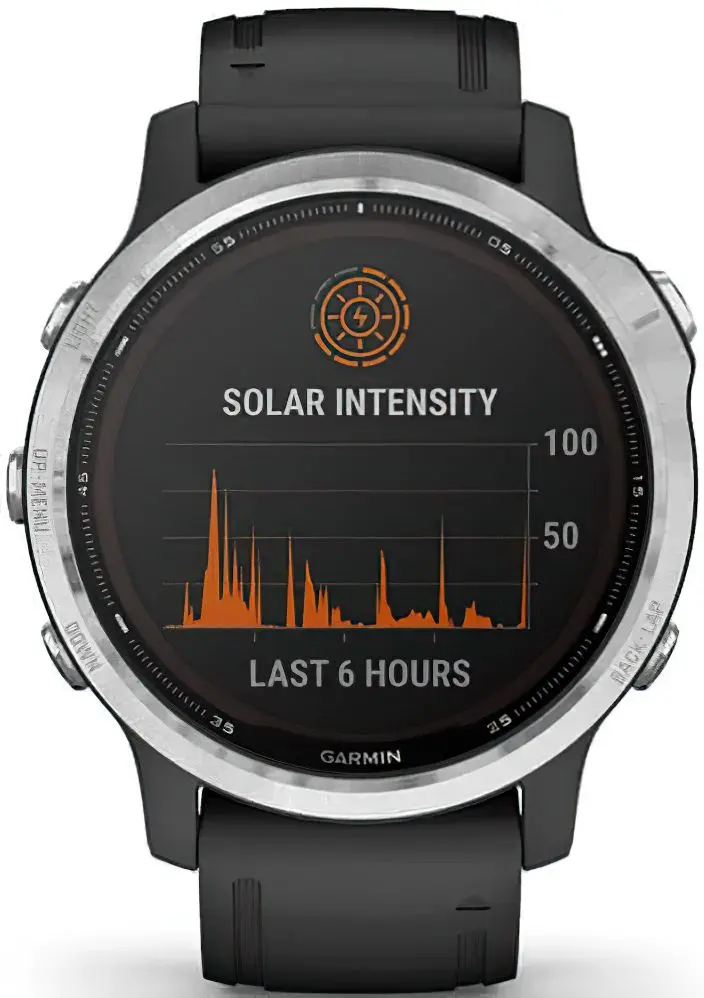 Смарт-часы Garmin Fenix 6S Solar (Silver/Black)