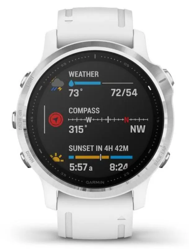 Ceas inteligent Garmin Fenix 6S (White)