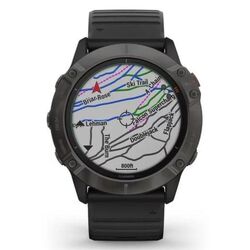 Ceas inteligent Garmin Fenix 6X Pro Solar Edition (Carbon Gray/Black) Thumb
