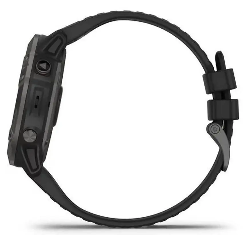 Ceas inteligent Garmin Fenix 6X Pro Solar Edition (Carbon Gray/Black)