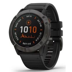 Ceas inteligent Garmin Fenix 6X Pro Solar Edition (Carbon Gray/Black)