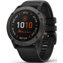 Смарт-часы Garmin Fenix 6X Pro Solar Titan DLC (Carbon Grey/Black) Thumb