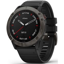 Смарт-часы Garmin Fenix 6X Sapphire (Carbon Gray/Black) Thumb