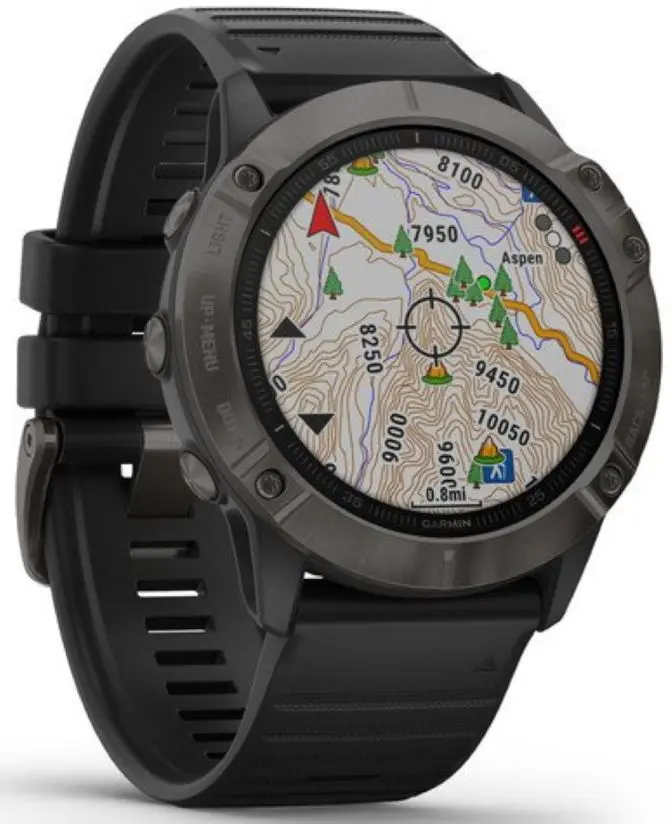 Смарт-часы Garmin Fenix 6X Sapphire (Carbon Gray/Black)