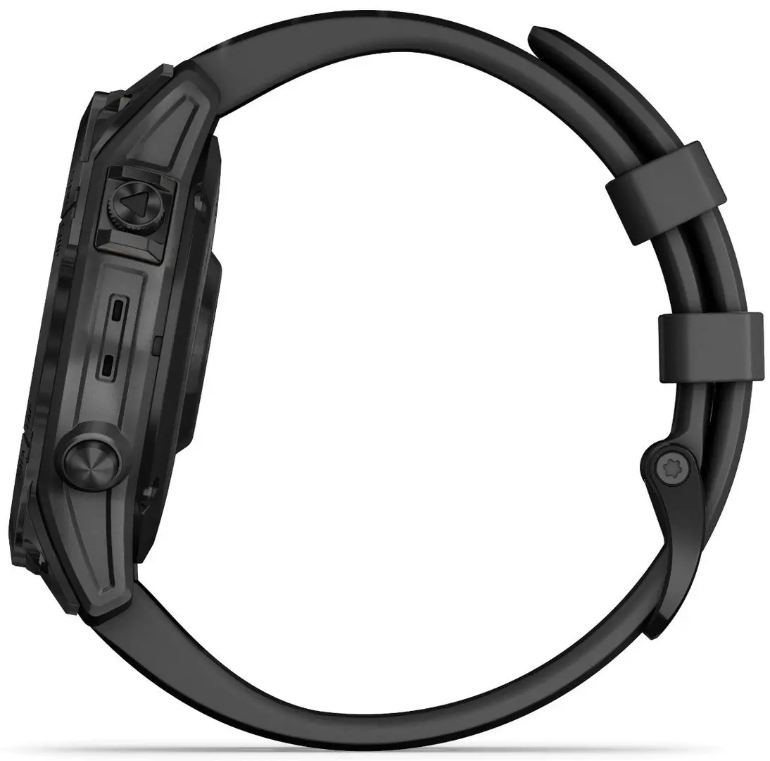 Ceas inteligent Garmin Fenix 7 Sapphire Solar (Carbon Gray)