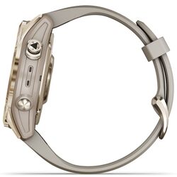Ceas inteligent Garmin Fenix 7 Sapphire Solar (Cream Gold) Thumb