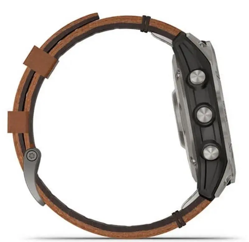 Сeas inteligent Garmin Fenix 7 Sapphire Solar (Graphite/Brown)