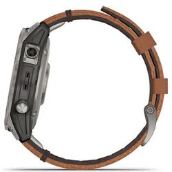 Сeas inteligent Garmin Fenix 7 Sapphire Solar (Graphite/Brown) Thumb