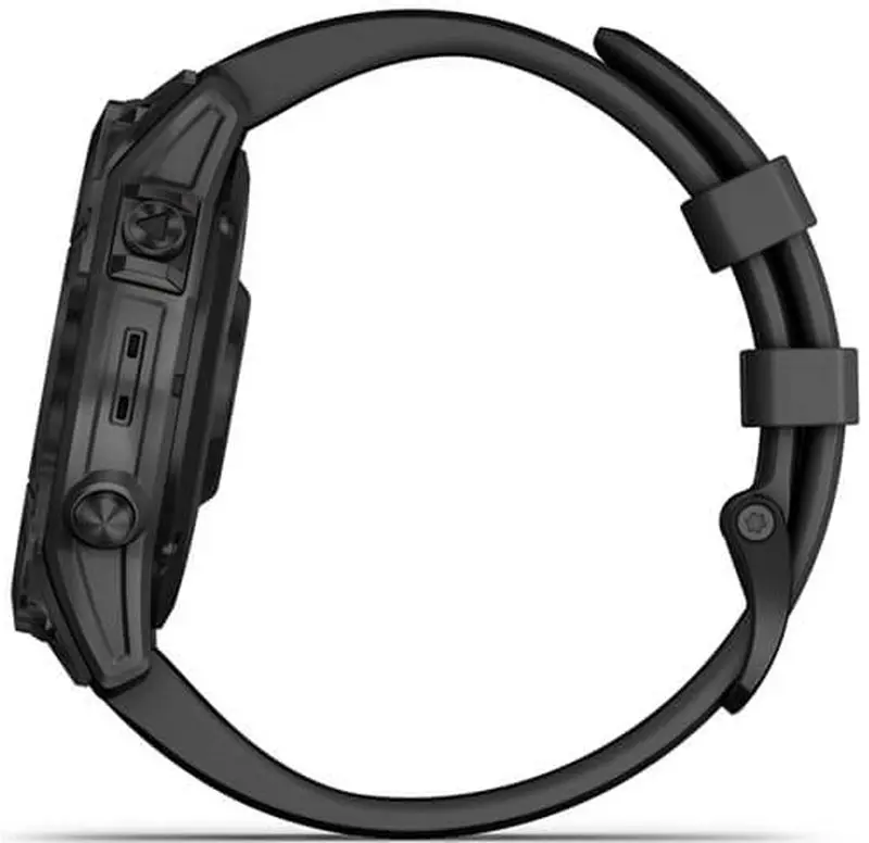 Ceas inteligent Garmin Fenix 7 Sapphire Solar (Titanium Black)