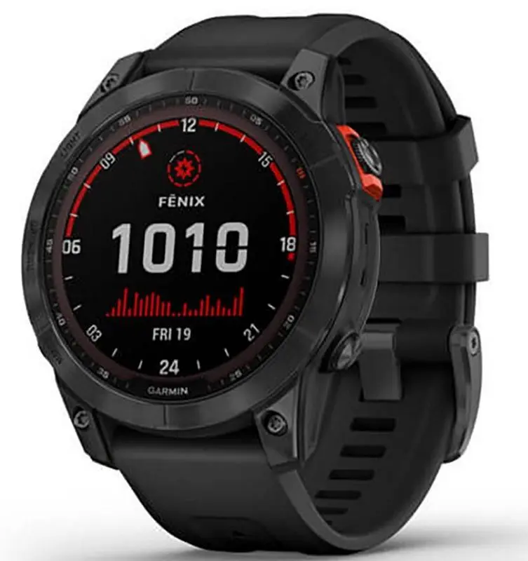 Ceas inteligent Garmin Fenix 7 Solar (Black)