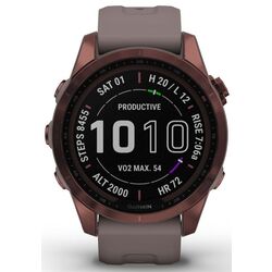 Смарт-часы Garmin Fenix 7S Sapphire Solar (Dark Bronze)