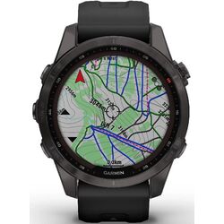 Ceas inteligent Garmin Fenix 7S Sapphire Solar (Titanium Charcoal Gray) Thumb
