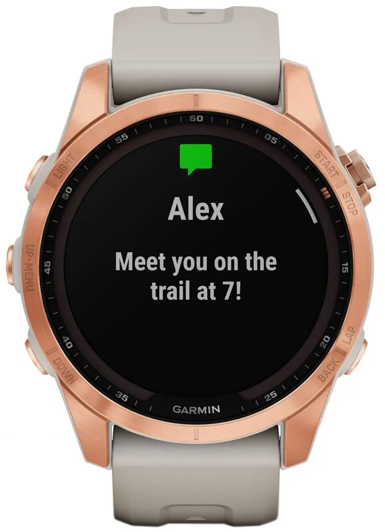 Смарт-часы Garmin Fenix 7S Solar (Rose Gold)